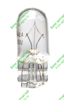 Лампа 24V 5W W5W (габарит) без цоколя АвтоЭлектрика А24-5 W2,1x9,5d