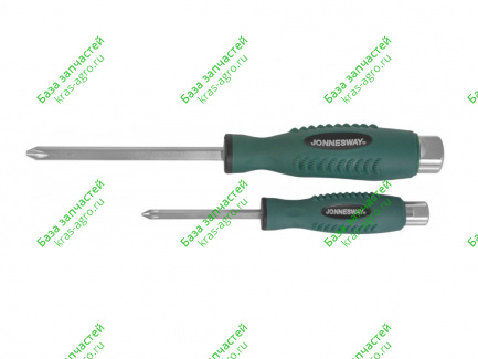 Отвертка крестовая PH2x100x227мм (силовая) ударная, под ключ (Jonnesway) D70P2100