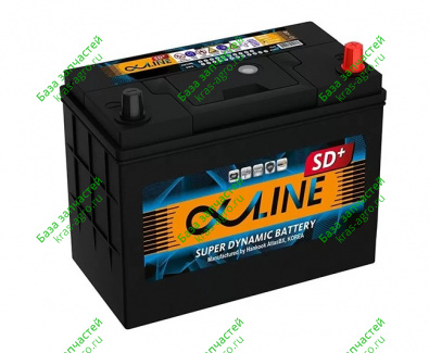 Аккумулятор ALPHALINE SD+ 55 обр (70B24L)  