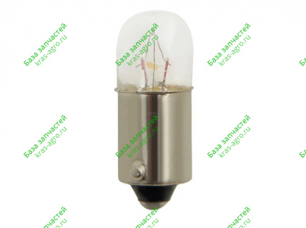 Лампа 12V 2W BA9s (щитковая с цоколем) 