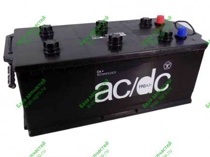 Аккумулятор 6Ст-190А3 AC/DC (под клеммы) 
