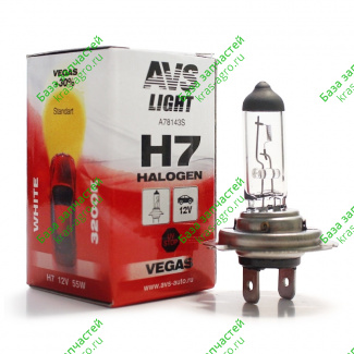 Лампа 12V 55W PX26d Н7 AVS 78143