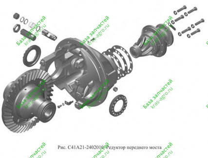 Редуктор заднего моста ГАЗ Садко NEXT (ОАО ГАЗ) C41A21-2402010
