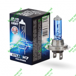 Лампа 24V 70W PX26d Н7 AVS Atlas 5000K 78895