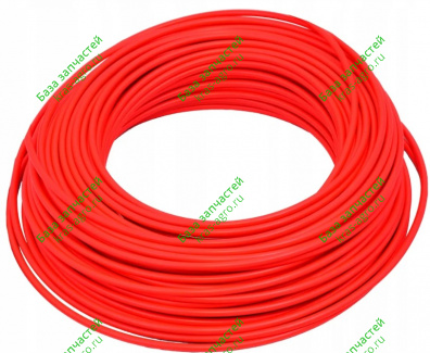 Трубка ПВХ диаметр 14/11 красная ПВХ14х1,5RED
