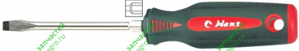 Отвертка шлицевая SL6,5х150x259мм (силовая) (Hans) 0416M6-6