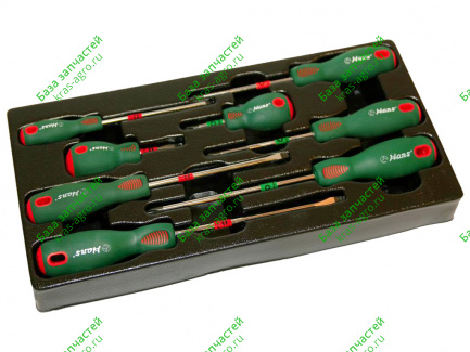Набор отверток (ложемент) 8пр (Hans) TT-10