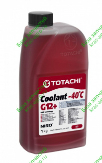 Антифриз TOTACHI NIRO Coolant Red -40C красный G12+ 1кг 