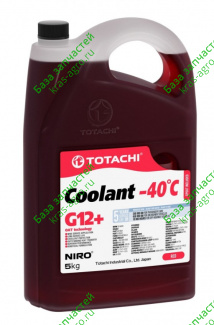 Антифриз TOTACHI NIRO Coolant Red -40C красный G12+ 5кг 