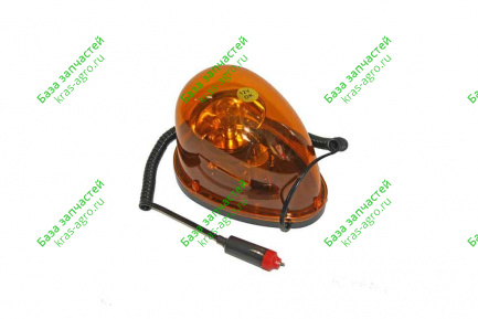 Маяк проблесковый 12V (капля,магнит,в прикуриват.) МП-01-12