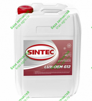 Антифриз Sintec LUX G12 -40 красный 5 кг 800555