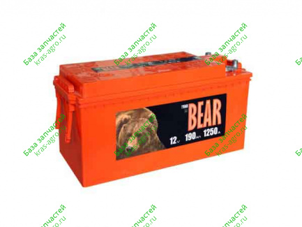 Аккумулятор 6Ст-190 АПЗ "BatBear" Тюмень (клеммы) 