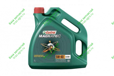 Масло моторное Castrol Magnatec 5W-40 API SN, 4л 