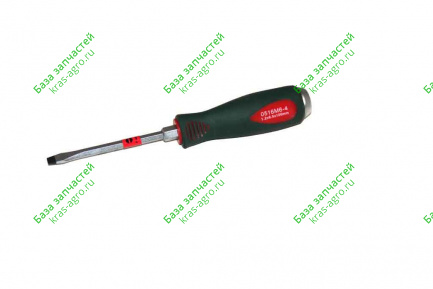 Отвертка шлицевая SL6,5х100x203мм (силовая) (Hans) 0516M6-04