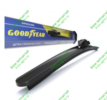 Щетка стеклоочистителя БЕСКАРКАСНАЯ GOODYEAR Frameless 28/70 см (всесезонная) GY000428