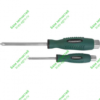 Отвертка крестовая PH2x100x227мм (силовая) ударная, под ключ (Jonnesway) D70P2100