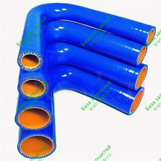 Патрубок силиконовый угловой 90° L200х200 d=50 90-50-200-200